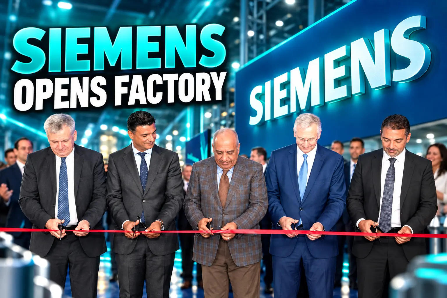 Siemens Egypt electrification factory switchgear production