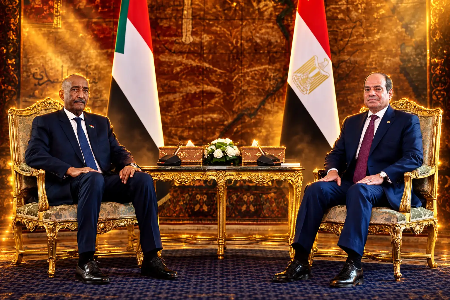Sisi Burhan Cairo talks Sudan Quad fails