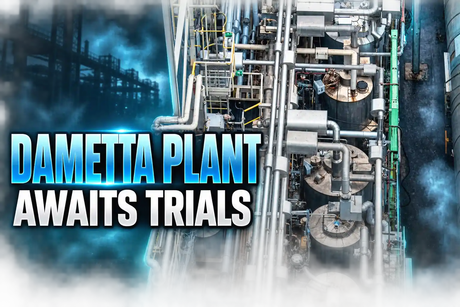Damietta methanol plant awaits trial runs 2026