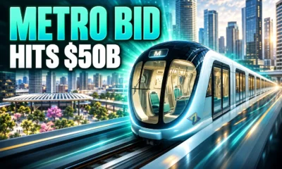 Tel Aviv metro $50 billion bid 20 consortia