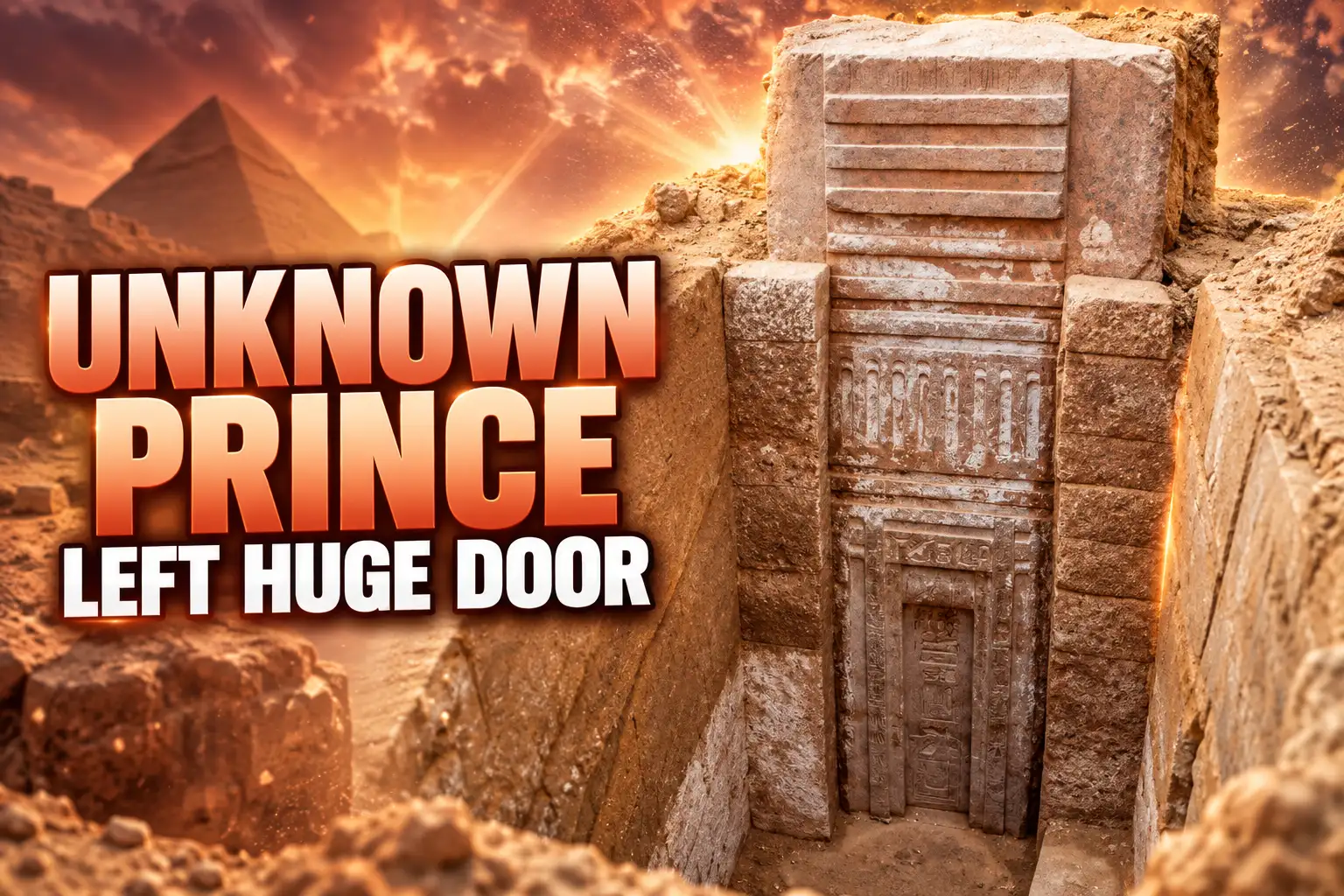 unknown prince Userefre largest pink granite door Saqqara