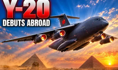 Y-20 transport first overseas airshow Egypt El Alamein
