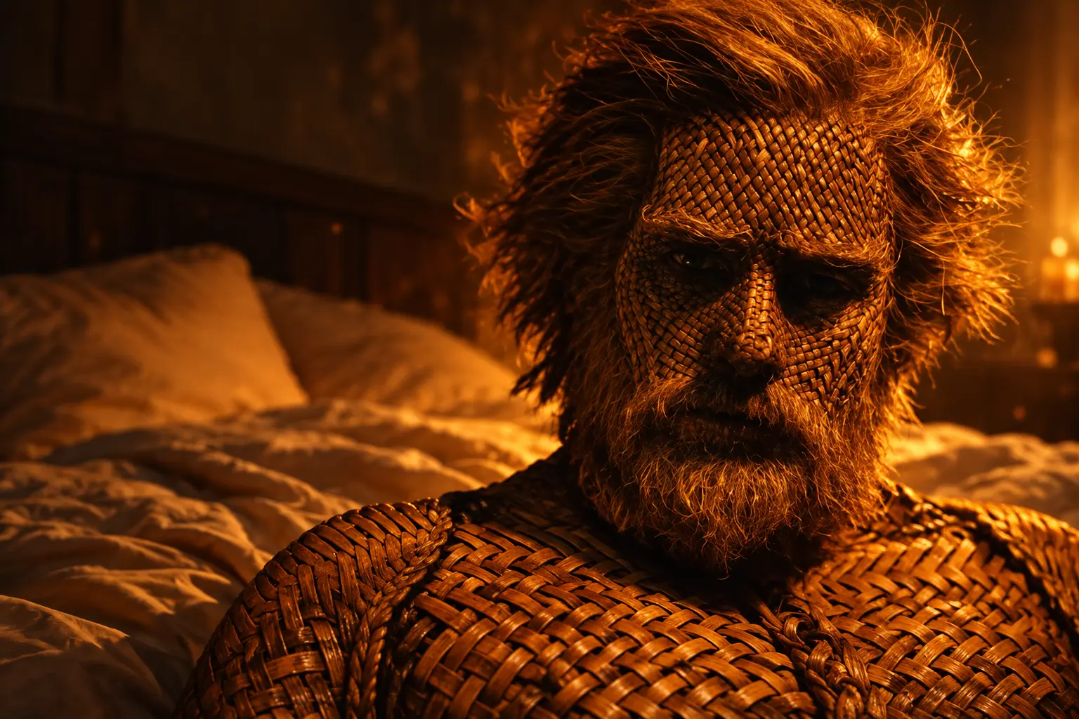 Alexander Skarsgard Wicker bed breaking sex scene