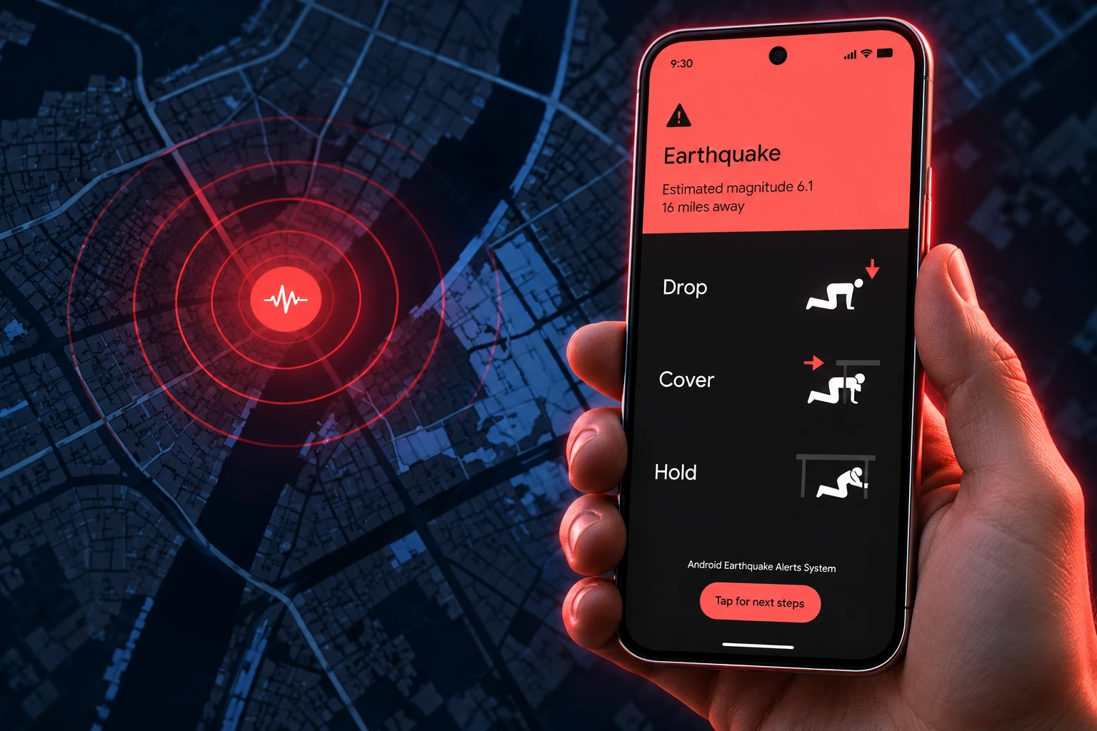 Android Earthquake Alerts expand to 200 regions