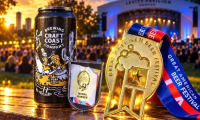 Craft Coast GABF 2026 Brewery of the Year medals