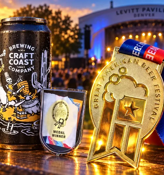 Craft Coast GABF 2026 Brewery of the Year medals