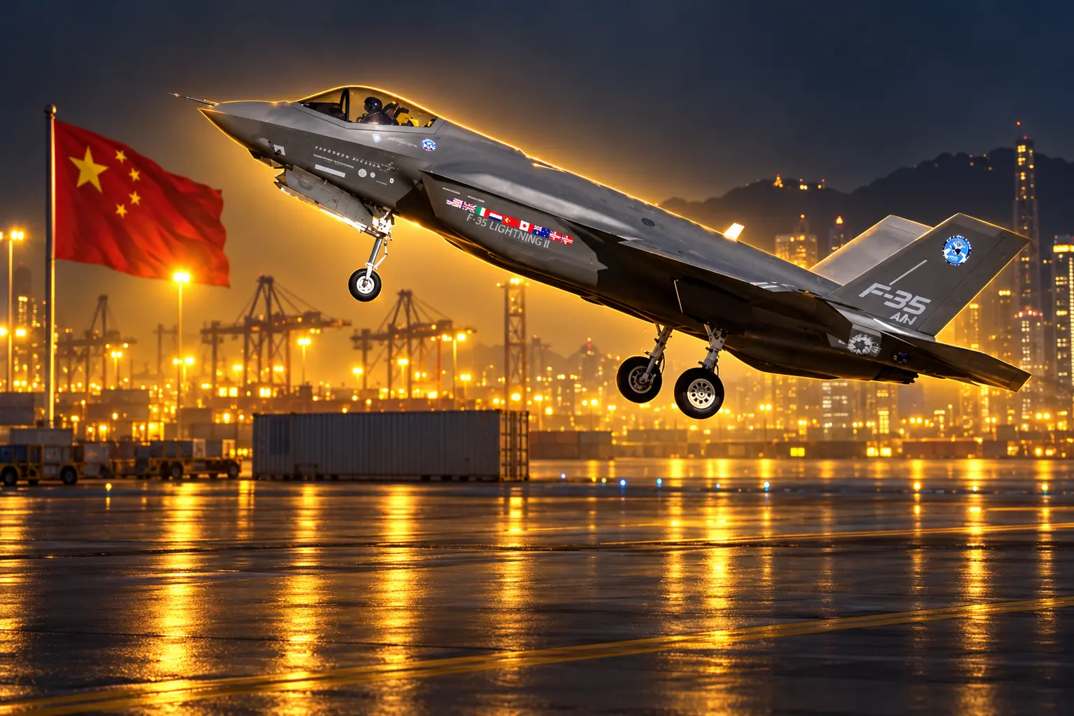 F-35 parts diverted Hong Kong Chinese government custody