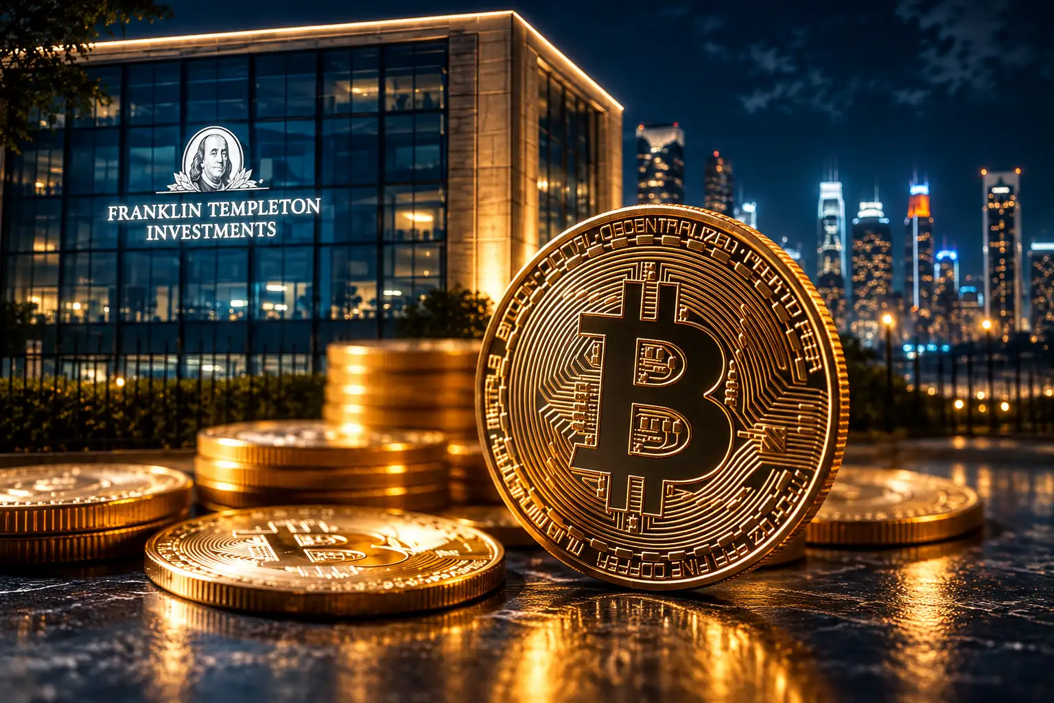 Franklin Templeton Bitcoin DRIP ETFs FBEQ FIBT Nasdaq listing