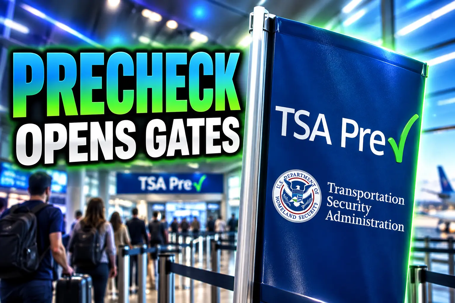 Gateside by TSA PreCheck ticketless airport gate access