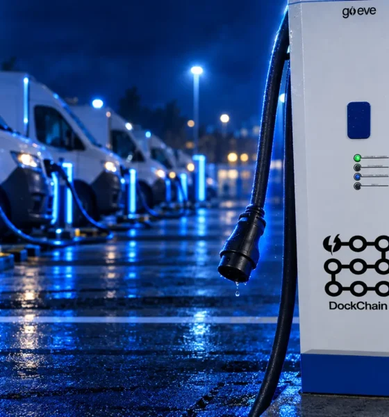 Go Eve DockChain sequential EV charging Innovate UK grant