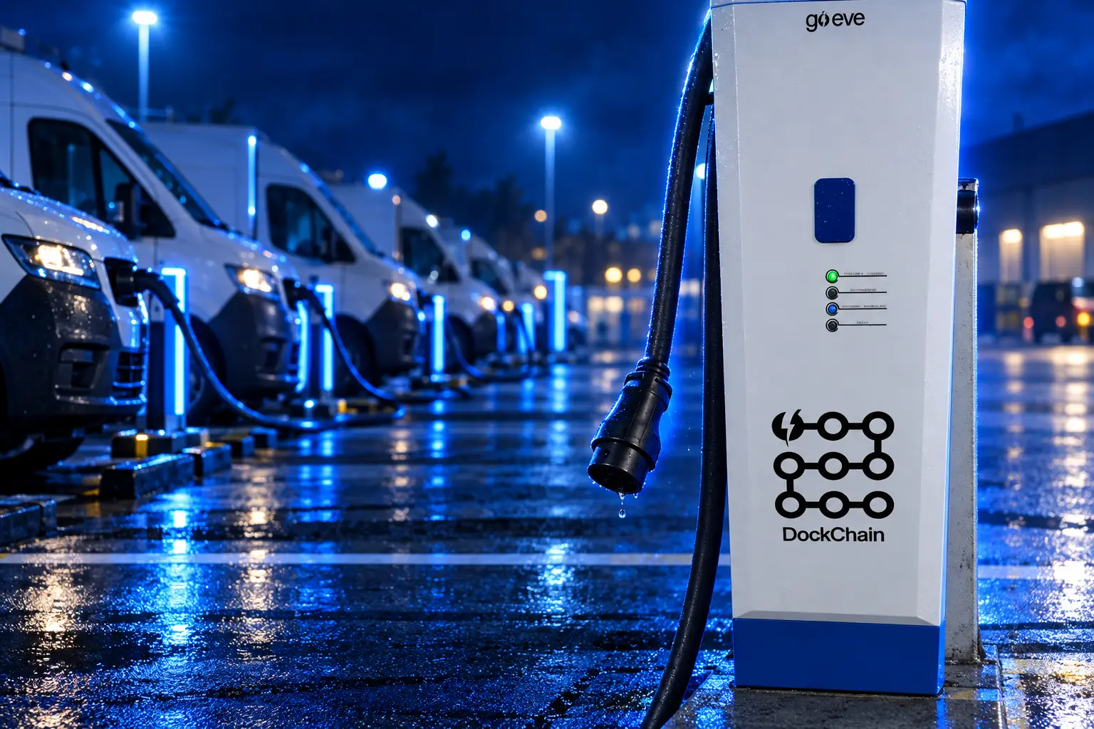 Go Eve DockChain sequential EV charging Innovate UK grant