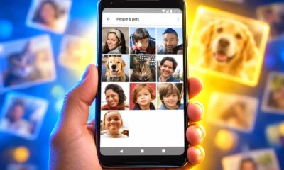 Google Photos album filter by face