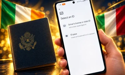 Google Wallet Ireland Italy digital passport ID pass