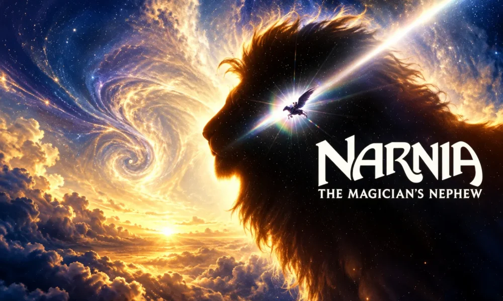 Greta Gerwig Narnia Magician's Nephew Stairway trailer