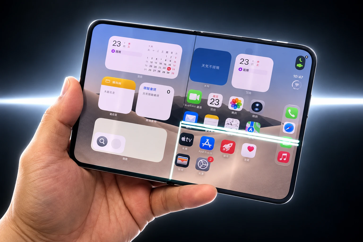 iPhone Duo hinge crack after launch day folds