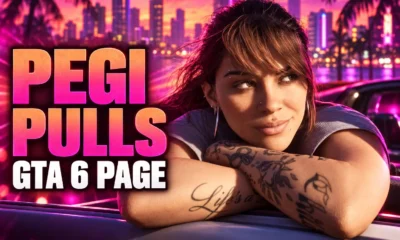 PEGI pulls GTA 6 age rating page cocaine