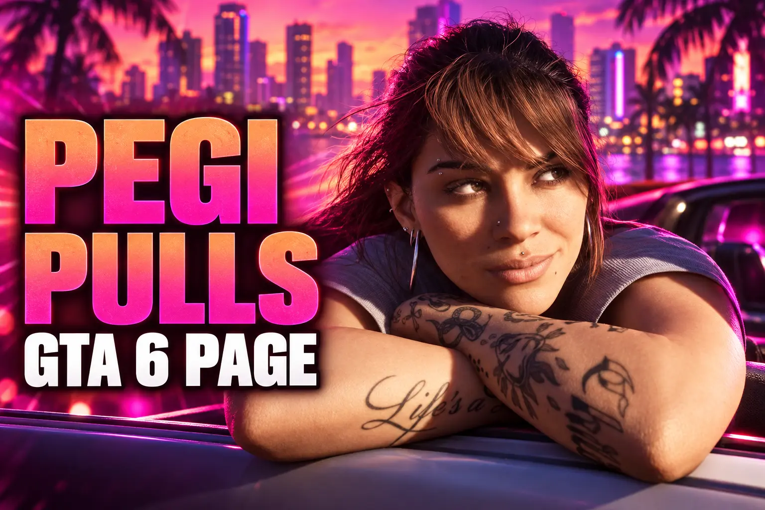 PEGI pulls GTA 6 age rating page cocaine