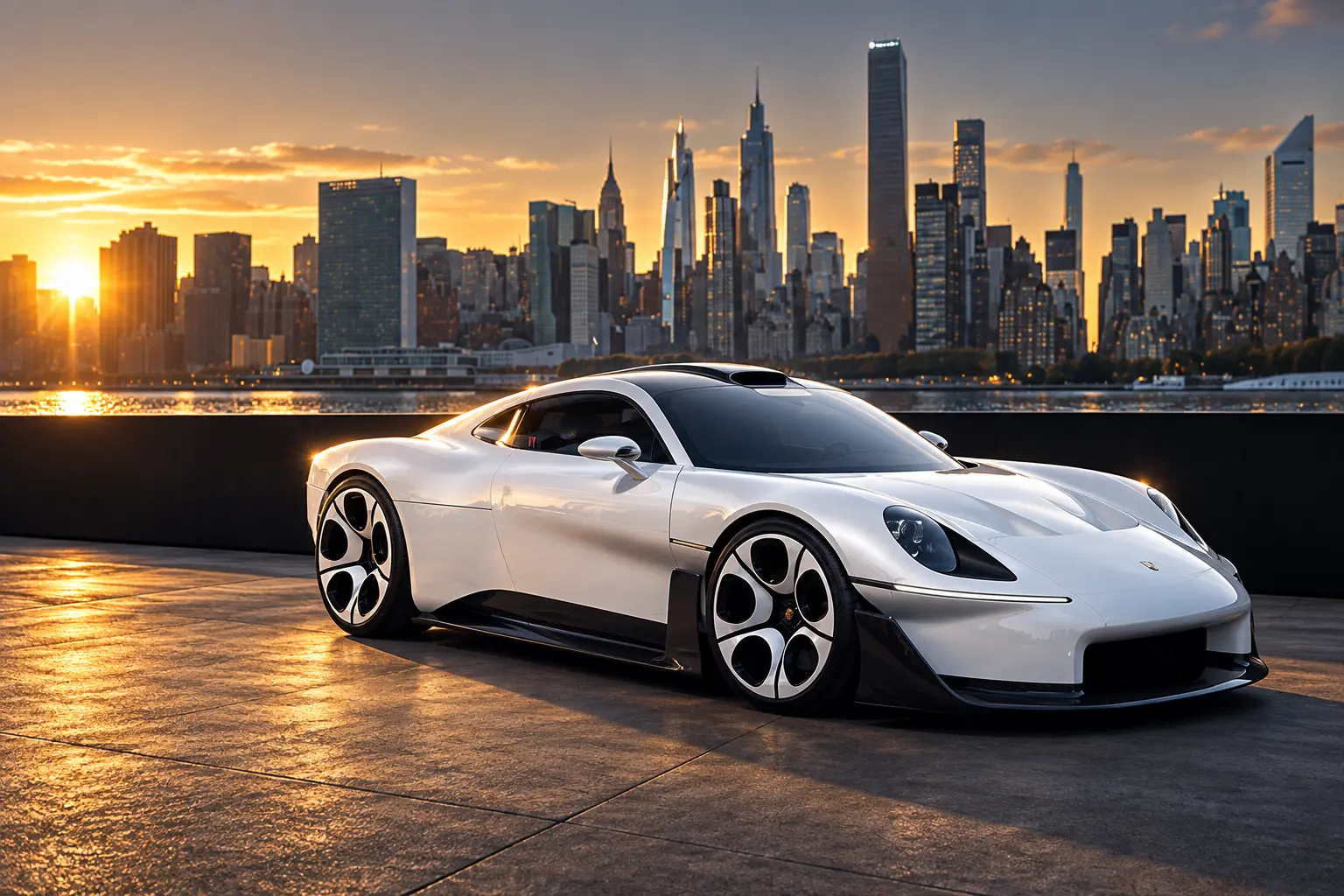Porsche Mission S unveiled above the 911