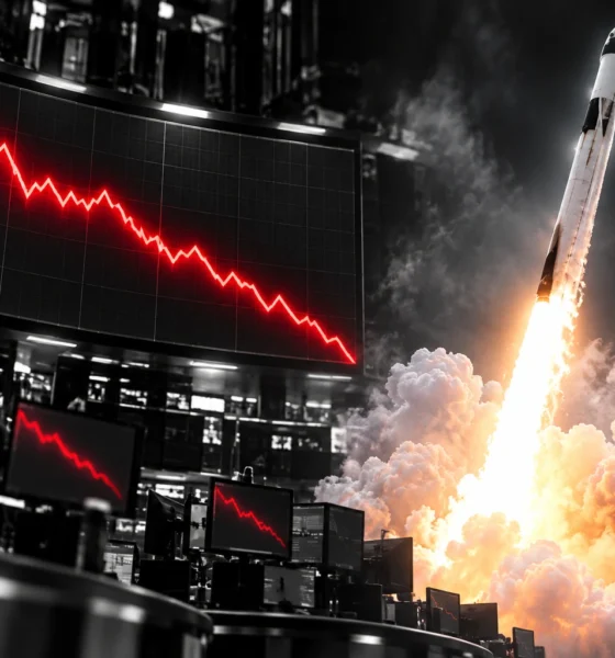 SPCX stock falls after 1.3 billion share unlock