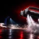 Tesla Roadster jumps Semi at McGregor