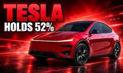 Tesla US EV market share recovery after tax credit