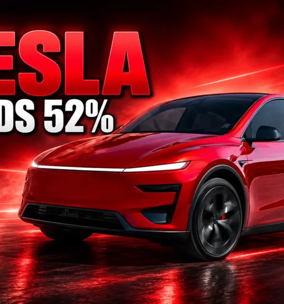 Tesla US EV market share recovery after tax credit