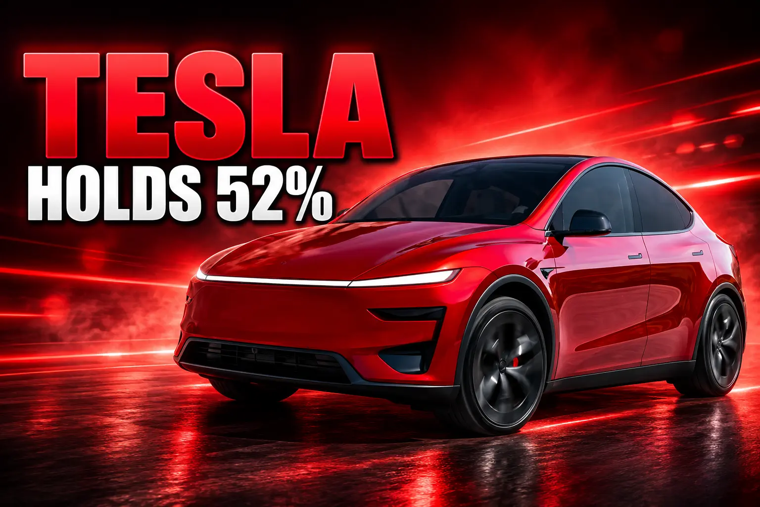 Tesla US EV market share recovery after tax credit