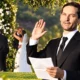 Tobey Maguire officiates Jennifer Meyer Lanai wedding
